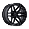Flight - 20in, Fusion Forged, Matte Black W/ Gloss Black Lip, 20X10, 6X5.5, -18mm, 194933439362, SAEJ2530, 194933439362