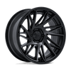 Dynamo - 20in, Fusion Forged, Matte Black W/ Gloss Black Lip, 20X9, 6X5.5, 1mm, 194933433698, SAEJ2530, 194933433698