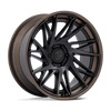 Dynamo - 20in, Fusion Forged, Matte Black W/ G-Bronze Lip, 20X9, 6X135, 1mm, 194933433551, SAEJ2530, 194933433551