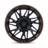 Dynamo - 22in, Fusion Forged, Matte Black W/ G-Bronze Lip, 22X9.5, 6X5.5, 20mm, 194933433483, SAEJ2530, 194933433483