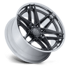Flight - 22in, Fusion Forged, Gloss Gunmetal W/ Chrome Lip, 22X10, 6X5.5, -18mm, 194933439409, SAEJ2530, 194933439409
