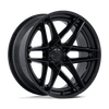 Flight - 20in, Fusion Forged, Matte Black W/ Gloss Black Lip, 20X9, 6X5.5, 1mm, 194933439348, SAEJ2530, 194933439348