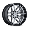 Flight - 20in, Fusion Forged, Chrome W/ Gloss Black Lip, 20X9, 6X135, 1mm, 194933436873, SAEJ2530, 194933436873