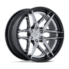 Flight - 20in, Fusion Forged, Chrome W/ Gloss Black Lip, 20X9, 6X135, 1mm, 194933436873, SAEJ2530, 194933436873