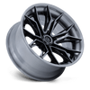 Mutiny - 22in, Fusion Forged, Gloss Black Brushed Dark Tint, 22X9.5, 6X5.5, 20mm, 194933404551, SAEJ2530, 194933404551