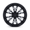 Mutiny - 20in, Fusion Forged, Matte Black W/ Gloss Black Lip, 20X9, 6X135, 1mm, 194933404520, SAEJ2530, 194933404520