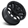 Flux - 18in, Cast Aluminum, Gloss Black, 18X9, 6X5.5, 20mm, 194933331840, SAEJ2530, 194933331840