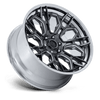 Hive - 22in, Fusion Forged, Gloss Gunmetal W/ Chrome Lip, 22X10, 6X135, -18mm, 194933435241, SAEJ2530, 194933435241