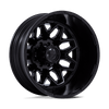 Flux Dually - 22in, Cast Aluminum, Blackout, 22X8.25, 8X200, -201mm, 194933370856, SAE J2530 JWL VIA, 194933370856