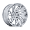 Dynamo - 22in, Fusion Forged, Gloss Silver Brushed W/ Chr-Lp, 22X9.5, 6X5.5, 20mm, 194933433339, SAEJ2530, 194933433339