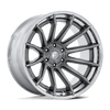 Burn - 20in, Fusion Forged, Platinum W/ Chrome Lip, 20X9, 6X135, 1mm, 194933351534, SAE J2530 JWL VIA, 194933351534