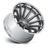 Burn - 20in, Fusion Forged, Platinum W/ Chrome Lip, 20X9, 6X135, 1mm, 194933351534, SAE J2530 JWL VIA, 194933351534