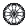 Burn - 20in, Fusion Forged, Chrome W/ Gloss Black Lip, 20X10, 6X5.5, -18mm, 194933324583, SAE J2530 JWL VIA, 194933324583