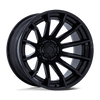 Burn - 22in, Fusion Forged, Matte Black W/ Gloss Black Lip, 22X10, 5X5.0, -18mm, 194933324699, SAE J2530 JWL VIA, 194933324699