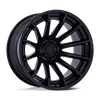 Burn - 22in, Fusion Forged, Matte Black W/ Gloss Black Lip, 22X10, 5X5.0, -18mm, 194933324699, SAE J2530 JWL VIA, 194933324699