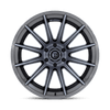 Burn - 22in, Fusion Forged, Gloss Black Brushed Dark Tint, 22X10, 6X5.5, -18mm, 194933324910, SAE J2530 JWL VIA, 194933324910