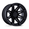 Brawl - 22in, Fusion Forged, Matte Black W/ Gloss Black Lip, 22X10, 8X180, -18mm, 194933325870,, 194933325870