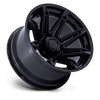 Brawl - 22in, Fusion Forged, Matte Black W/ Gloss Black Lip, 22X10, 8X170, -18mm, 194933325887,, 194933325887