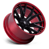 Catalyst - 20in, Fusion Forged, Matte Black W/ Candy Red Lip, 20X10, 6X135, -18mm, 194933325382, SAE J2530 JWL VIA, 194933325382