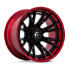 Catalyst - 20in, Fusion Forged, Matte Black W/ Candy Red Lip, 20X9, 8X6.5, 1mm, 194933351015, SAE J2530 JWL VIA, 194933351015