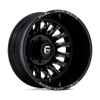 Arc Dually - 22in, Cast Aluminum, Gloss Black Milled, 22X8.25, 8X200, -227mm, 194933364664, SAE J2530 JWL VIA, 194933364664