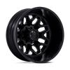 Flux Dually - 20in, Cast Aluminum, Blackout, 20X8.25, 8X6.5, -227mm, 194933393862, SAE J2530 JWL VIA, 194933393862