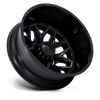 Flux Dually - 20in, Cast Aluminum, Blackout, 20X8.25, 8X6.5, -227mm, 194933393862, SAE J2530 JWL VIA, 194933393862