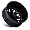 Flux Dually - 20in, Cast Aluminum, Blackout, 20X8.25, 8X200, -201mm, 194933371006, SAE J2530 JWL VIA, 194933371006