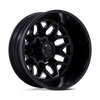 Flux Dually - 20in, Cast Aluminum, Blackout, 20X8.25, 8X210, -201mm, 194933393855, SAE J2530 JWL VIA, 194933393855