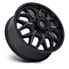 Flux Dually - 20in, Cast Aluminum, Gloss Black Brush Fc Gray Dddt, 20X8.25, 8X170, -201mm, 194933370795, SAE J2530 JWL VIA, 194933370795