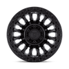 Rincon Beadlock - 17in, Cast Aluminum, Blackout, 17X9, 5X5.0, -38mm, 194933295647,, 194933295647