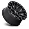 Quake - 20in, Cast Aluminum, Gloss Black Milled, 20X9, 6X5.5, 1mm, 194933296798,, 194933296798