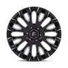 Quake - 20in, Cast Aluminum, Gloss Black Milled, 20X9, 6X5.5, 1mm, 194933296798,, 194933296798