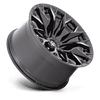 Flame - 20in, Cast Aluminum, Gloss Black Milled, 20X10, 8X6.5, -18mm, 194933320110,, 194933320110
