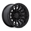 Cycle - 17in, Cast Aluminum, Blackout, 17X9, 6X5.5, 1mm, 194933211326,, 194933211326