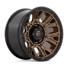 Traction - 20in, Cast Aluminum, Matte Bronze W/ Black Ring, 20X10, 8X6.5, -18mm, 194933200337, SAE J2530 JWL VIA, 194933200337