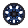 Traction - 17in, Cast Aluminum, Dark Blue W/ Black Ring, 17X9, 5X5.0, 1mm, 194933196357, SAE J2530 JWL VIA, 194933196357