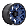 Traction - 20in, Cast Aluminum, Dark Blue W/ Black Ring, 20X10, 6X5.5, -18mm, 194933200245, SAE J2530 JWL VIA, 194933200245