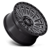 Cycle - 20in, Cast Aluminum, Matte Gunmetal W/ Black Ring, 20X9, 6X5.5, 1mm, 194933210985,, 194933210985