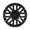 Quake - 20in, Cast Aluminum, Blackout, 20X10, 5X5.0, -18mm, 194933196098,, 194933196098