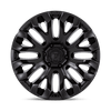 Quake - 20in, Cast Aluminum, Blackout, 20X10, 5X5.5, -18mm, 194933196050,, 194933196050