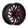 Hurricane - 20in, Cast Aluminum, Gloss Black Milled Red Tint, 20X9, 6X5.5, 20mm, 194933290833,, 194933290833