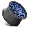 Syndicate - 17in, Cast Aluminum, Dark Blue W/ Black Ring, 17X9, 5X5.0, -12mm, 194933186471,, 194933186471