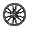 Flame - 20in, Cast Aluminum, Gloss Black Milled, 20X9, 5X5.5, 1mm, 194933291397,, 194933291397