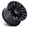 Flame - 20in, Cast Aluminum, Gloss Black Milled, 20X9, 8X6.5, 20mm, 194933320059,, 194933320059
