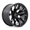 Flame - 22in, Cast Aluminum, Gloss Black Milled, 22X12, 5X5.0, -44mm, 194933189281,, 194933189281