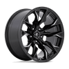 Flame - 20in, Cast Aluminum, Gloss Black Milled, 20X10, 5X5.0, -18mm, 194933189342,, 194933189342