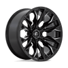 Flame - 22in, Cast Aluminum, Gloss Black Milled, 22X10, 6X5.5, -18mm, 194933189304,, 194933189304