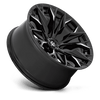 Flame - 22in, Cast Aluminum, Gloss Black Milled, 22X10, 6X135, -18mm, 194933189298,, 194933189298