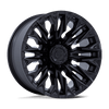 Flame - 20in, Cast Aluminum, Blackout, 20X9, 8X180, 1mm, 194933319992,, 194933319992